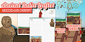 Indian Peafowl Leaflet Template