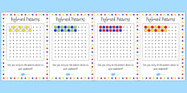 KS1 - Primary Resources - Number Patterns Worksheet