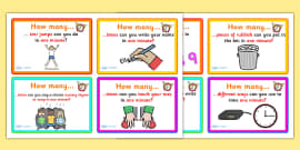 Reception Maths Challenge Cards - challenge cards, cards