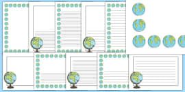  Geography Page Borders