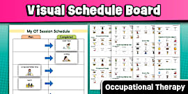 * NEW * Occupational Therapy Visual Schedule | Twinkl USA