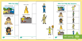 Community Helpers Craft Activity (teacher made)