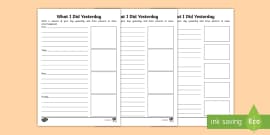 Recount Template | Years 1 To 6 (teacher Made) - Twinkl