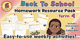 Term 2 Homework Gr. 2 Phonics - T2 - Homework - Resource Pack (CAPS Aligned)