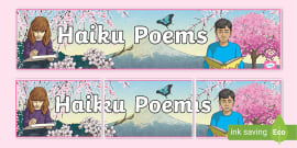 Haiku Rules Poster (teacher made) - Twinkl