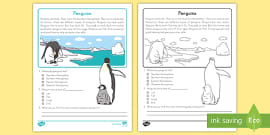 Fingerprint Penguins Art Activity 