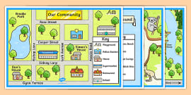 Simple Map For Directions Create A Map Activity (Teacher Made)