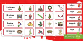 Christmas Words KS1 - Vocabulary Resources (teacher made)