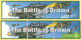 What Is The Battle Of Britain? - Answered - Twinkl Teaching Wiki