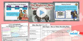 The Highwayman Poem Booklet (teacher Made) - Twinkl