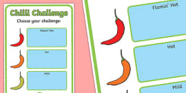 Chilli Challenge Display Pack - chilli challenge, display pack