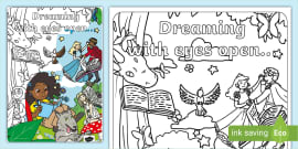 Book Week Colouring Page (teacher made) - Twinkl