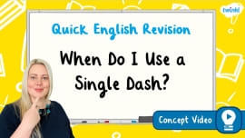 When to use a Dash in a Sentence - Dash Punctuation Guide