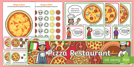 Pizza Parlour Role-Play Pack (teacher made) - Twinkl