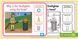 FREE Community Helpers Scene and Question Cards - Twinkl