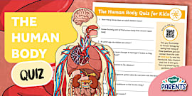 The Human Body and the Senses Mind Map