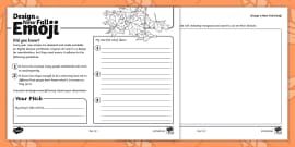 😊 Design Your Own Emoji Activity for Kids | Twinkl USA