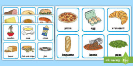 Food Word Cards - Food Cards (profesor hizo) - Twinkl