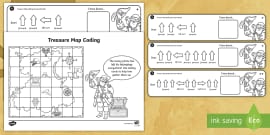 Cfe I 1 Treasure Map Coding Differentiated Activity Pack English Ver 2 