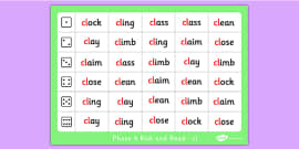 My 'cl' Letter Blend Workbook - workbook, cl, letters, blend, alphabet