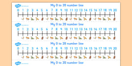 Numbers 1-10 Numbertrack - Maths, Math, number track, 1-10 n