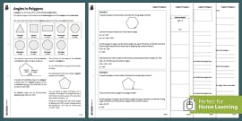 Regular Polygons Matching Pairs Worksheet / Worksheet