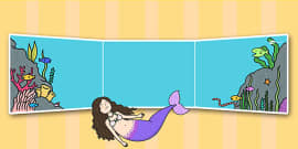The Little Mermaid Pencil Control Sheets - fine motor skills