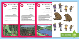 FREE! - We're Going on a Bear Hunt Story Sequencing Cards | Twinkl
