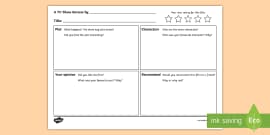 Writing a Review Template | Film Review | Primary Resource
