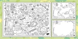 Hello, Spring! Colouring Pages | Cute spring colouring pages