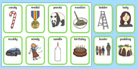 Medial K Word Cards (Teacher-Made) - Twinkl