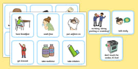 Daily Routine Cards for Home | Teaching Resources - Twinkl