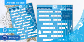 LKS2 Winter Olympics Crack the Code Worksheet (teacher made)