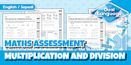 Gr3 Maths T4 Multiplication and Division Assessment Pack (CAPS)