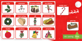 Father Christmas Flashcards (A-Z) (teacher made)