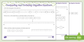 Number Line -10 to 10 | Twinkl Maths Resources - Twinkl