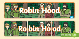 Robin Hood Word Mat (teacher made) - Twinkl