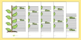 Printable Growth Chart For Classroom