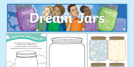 Dream Jar Template - Primary Resource (teacher made)