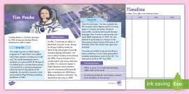 Tim Peake KS1 Fact File (Teacher-Made) - Twinkl