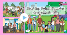 Twinkl Phonics Family Cut-Outs (teacher made) - Twinkl