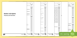 Year 5 Number and Algebra Assessment Pack (teacher made)