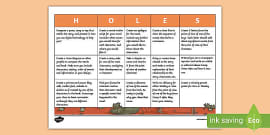 Holes Novel Study Comprehension Activities Worksheets 