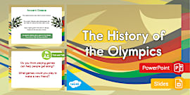 The History of the Olympics PowerPoint & Google Slides for 3rd-5th Grade