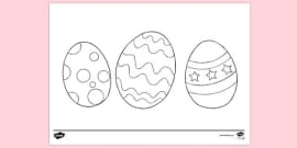 23 Free Easter Egg Coloring Pages