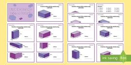 Volume Of Cuboids Challenge Cards (teacher Made) - Twinkl