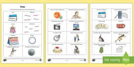 Converting 12-Hour and 24-Hour Times Differentiated Worksheet