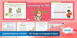 Year 1 Maths Count To and Across 100 Lesson Ideas Resource Pack