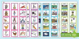 Colourful Semantics Sentences Cards (teacher made) - Twinkl