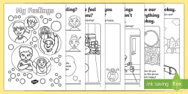Feelings and Emotions Worksheets (teacher made)
